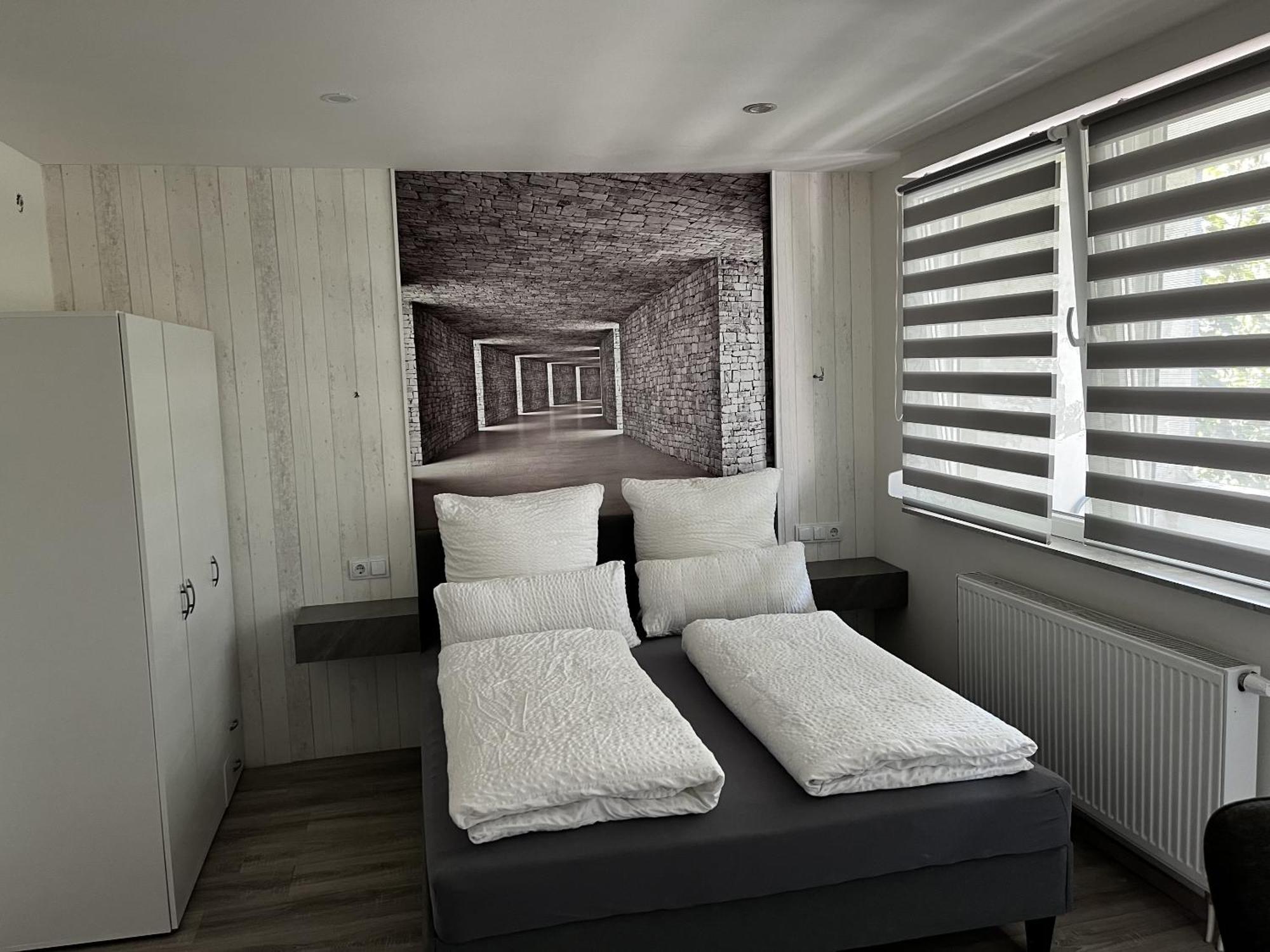 Messe-Hotelzimmer-Einzimmerappartement Leverkusen Oda fotoğraf